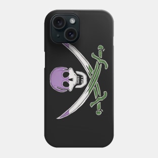 Genderqueer Pirate Pride (darkMode) Phone Case