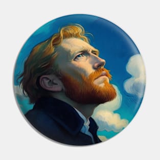 Sad Van Gogh Pin