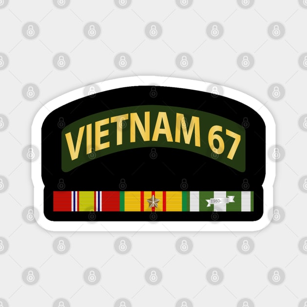 Army - Vietnam Tab - 67 w VN SVC Magnet by twix123844