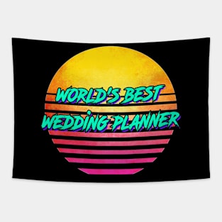 1980s Retro Wedding Planner Gift Tapestry