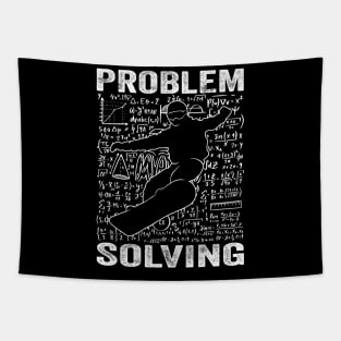 Problem Solving Snowboarding Skiing Tapestry