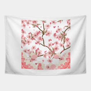 Pink Blossom Tapestry