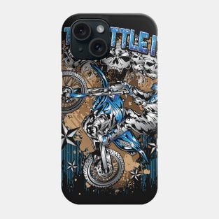 Skull Throttle It Dirtbiker Phone Case