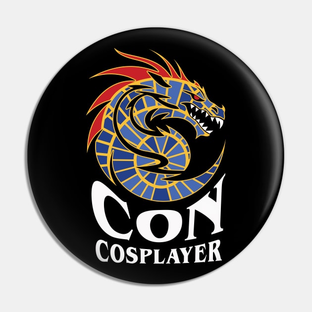 Dragon Carpet Con Cosplayer Pin by Geektastic Designs