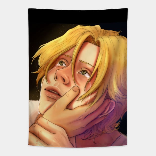 Ash Lynx Banana Fish Tapestry by flowoffantasy