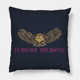 Flordia Atlantic Owls Pillow