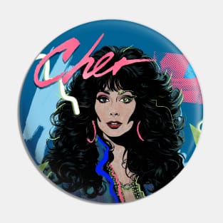 CHER 80S RETRO STYLE Pin