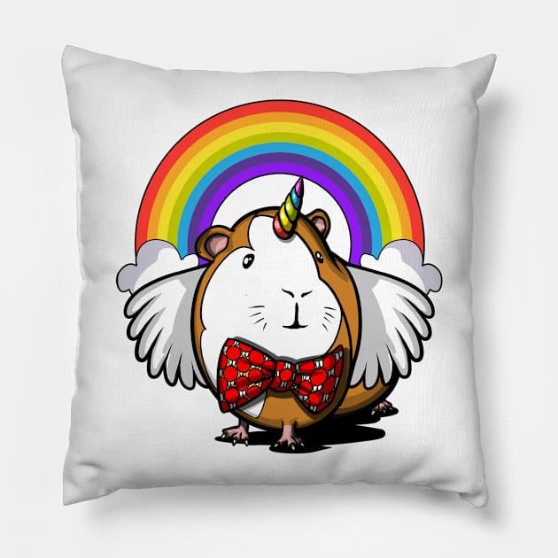 Guinea Pig Unicorn Pillow by underheaven