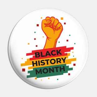 Blacik History Month Pin