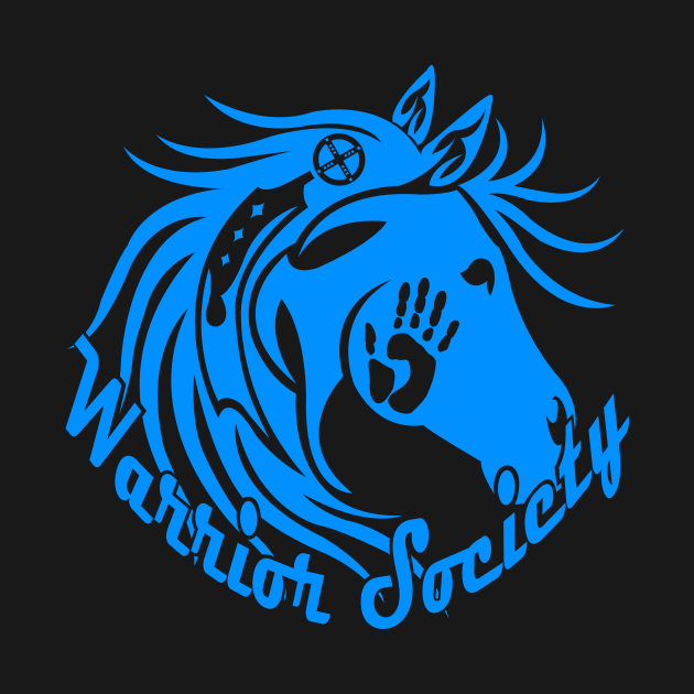 Warrior Society (Horse Blue) by melvinwareagle