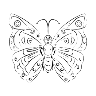 Butterfly Design T-Shirt