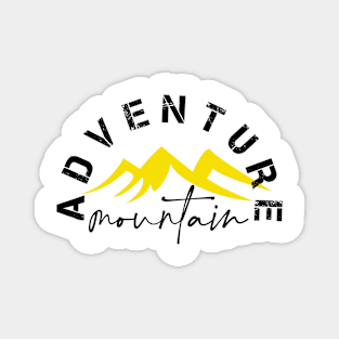 Mountain adventure design Magnet