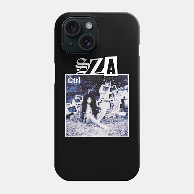 SZA - CTRL - Vintage VHS Style Phone Case by GFXbyMillust