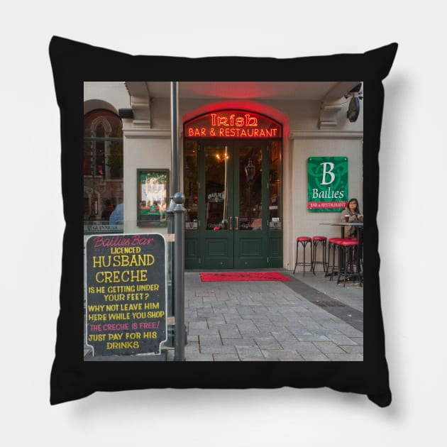 Retail Therapy Overheads Pillow by fotoWerner