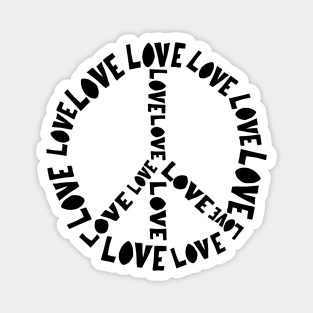 Love and Peace Magnet