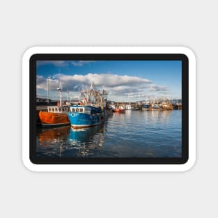 Stranraer Harbour and Fishing Boats Photograph Dumfries and Galloway Magnet