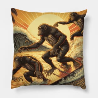 Surf Chimps Pillow