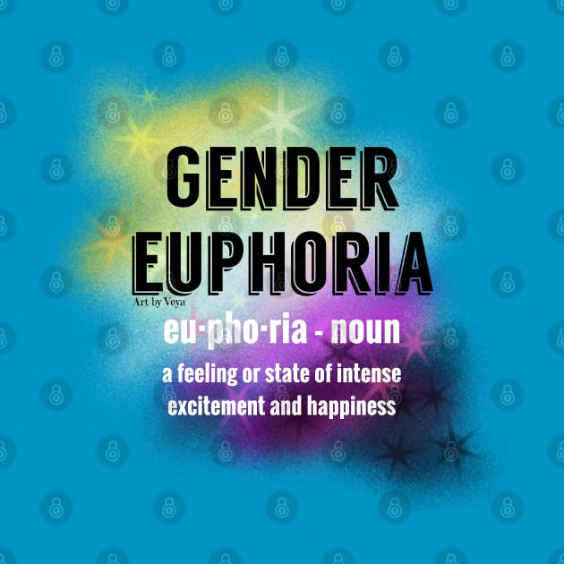 Gender Euphoria Non-binary by Art by Veya