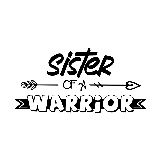 Sister of a Little Warrior shirt, Little warrior shirt, Cancer Survivor shirt, Sister t-shirt, Sister of a Strong Kid shirt, Cancer Awareness by GShow