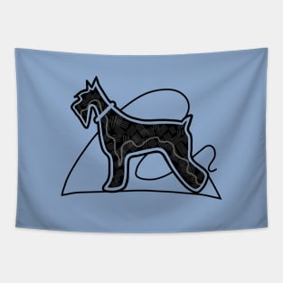 Schnauzer Dog Tapestry