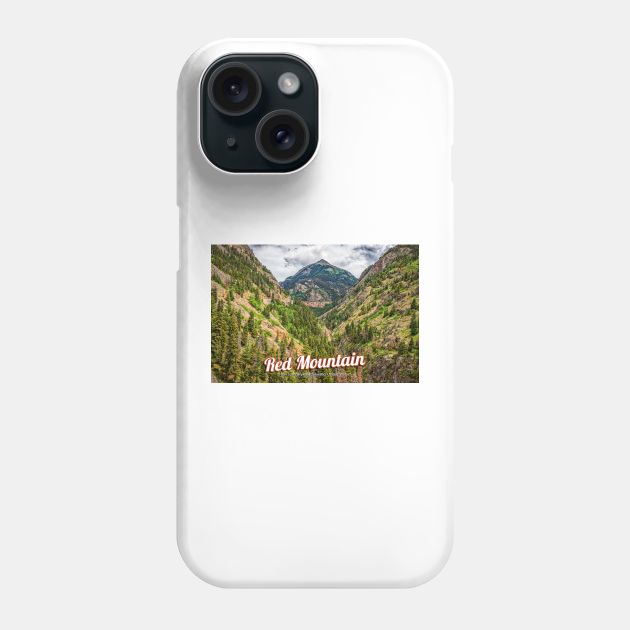 Red Mountain on the San Juan Skyway Phone Case by Gestalt Imagery