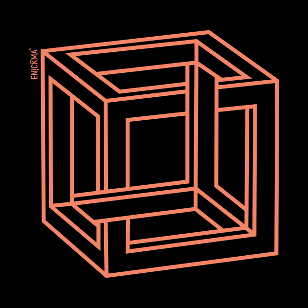 Orange Cube by Enickma