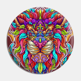 carnival lion Pin