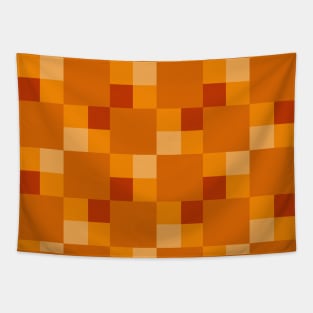 Autumn Tints Patchwork Pattern Tapestry