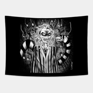 bettlejuice in dark underwold hell arts Tapestry