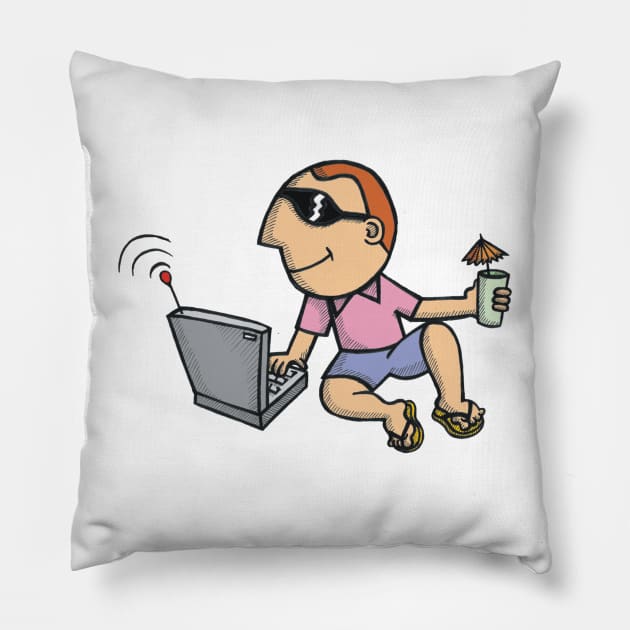 Socialise Pillow by PaulWebster