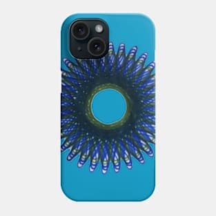 Spirograph Peacock Feather Bloom Phone Case