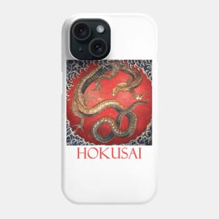 Dragon by Katsushika Hokusai Phone Case