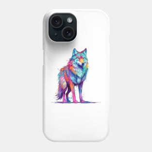 Colorful Wolf #2 Phone Case