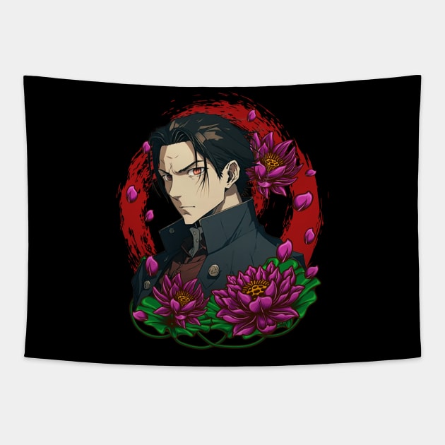 Roy Mustang Flame Alchemist Tapestry by AssoDesign