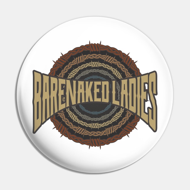 Barenaked Ladies Barbed Wire Pin by darksaturday