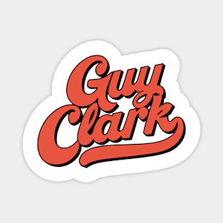 Guy Clark // Typography Magnet