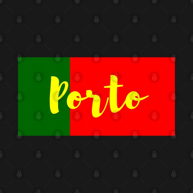 Porto City in Portuguese Flag Colors by aybe7elf