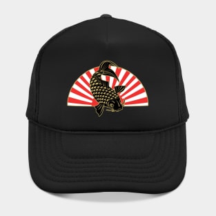 Koi Fish - Japanese Sunset Hat