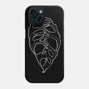 Monstera obliqua Phone Case