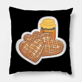 Waffles & Honey Pillow