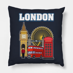 London Souvenir Gift Pillow