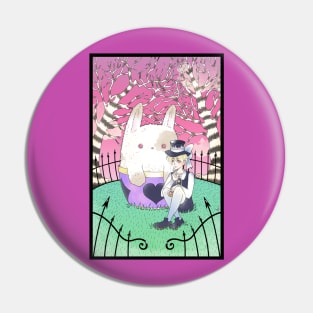 Rabbit in the Teacup Pin