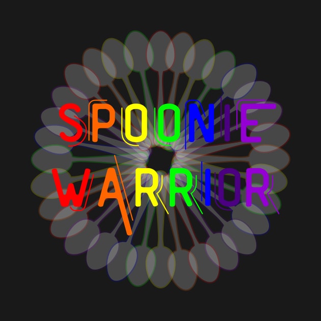 Rainbow Spoonie Warrior by WonkeyCreations