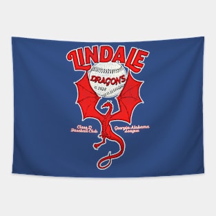 Defunct Lindale Dragons Baseball Team Tapestry