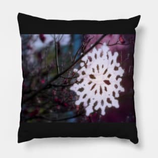 spring snowflake Pillow