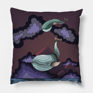 space whales Pillow