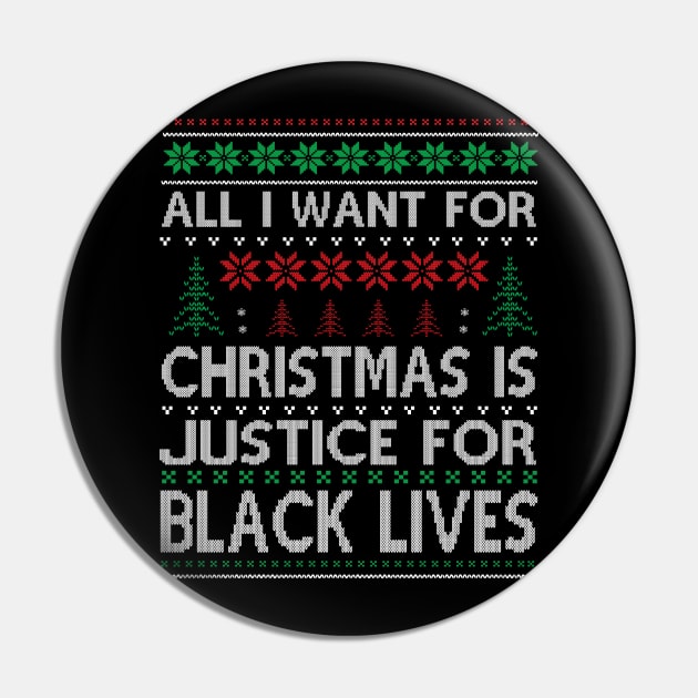 All I Want For Christmas is justice for black lives matter Pin by MZeeDesigns