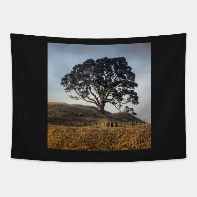 Dry Grass Grazing Tapestry by blacksands
