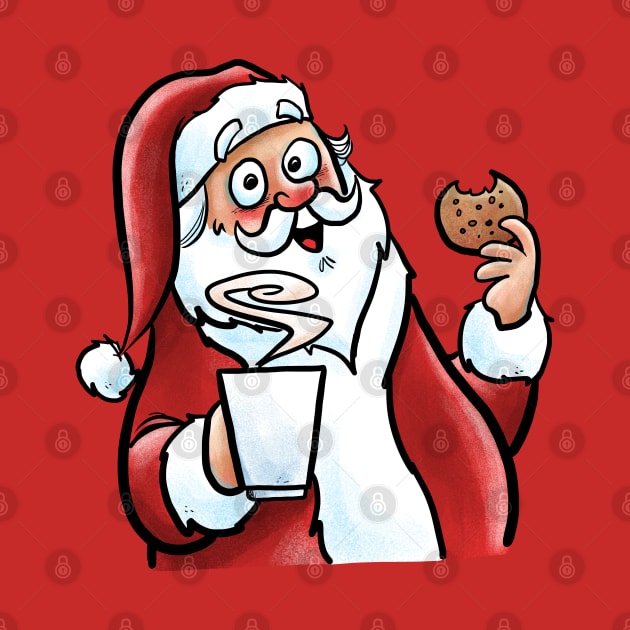 Coffee Break Santa by Grasdal