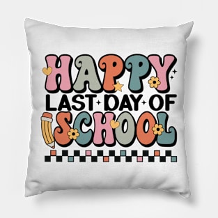 Funny Happy Last Day of School Hilarious Gift Idea Pillow